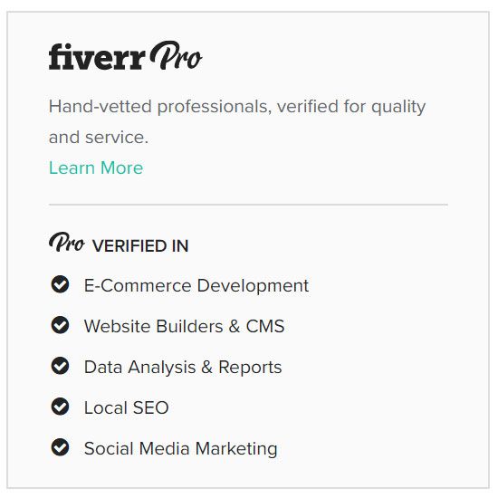 seeed fiverr credentials