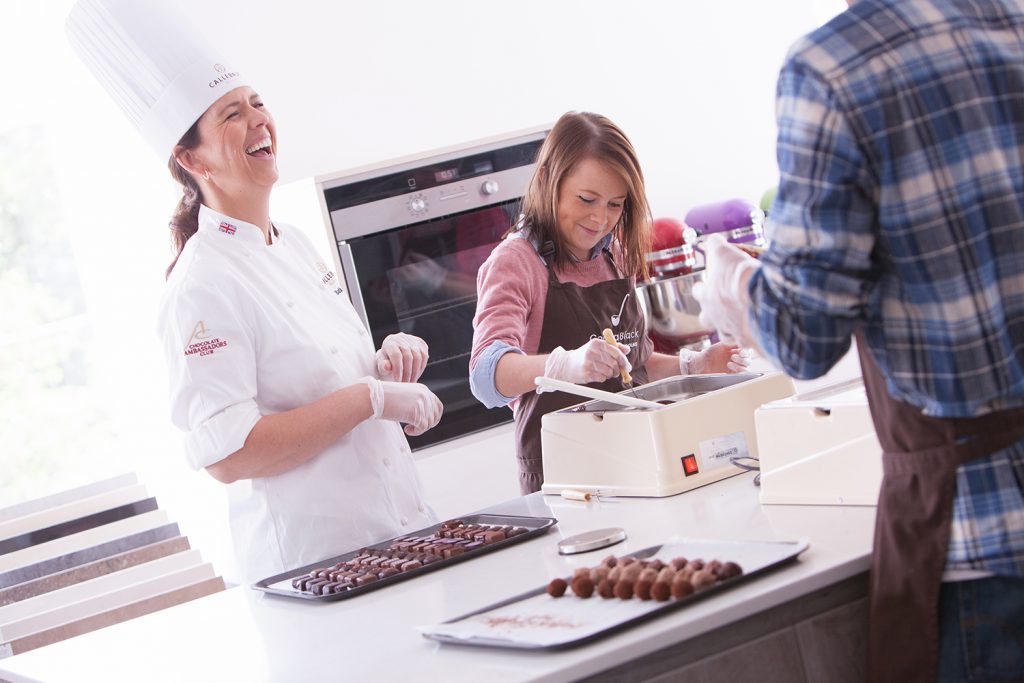 Fantastic unique winter experience making truffles or patesserie at Cocoa Black in Peebles.