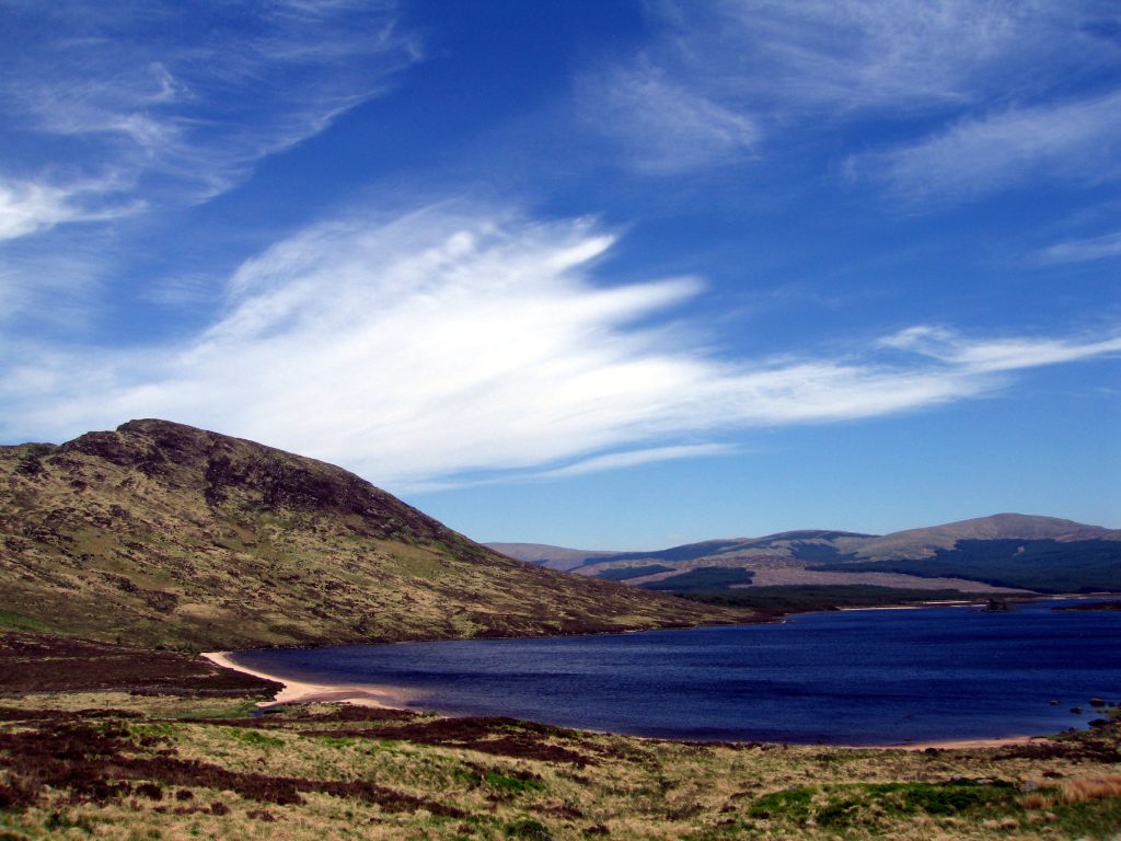 Loch Dee on Southern Upland Way
