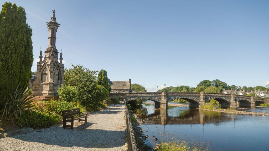 Newton Stewart bridge over the River Cree