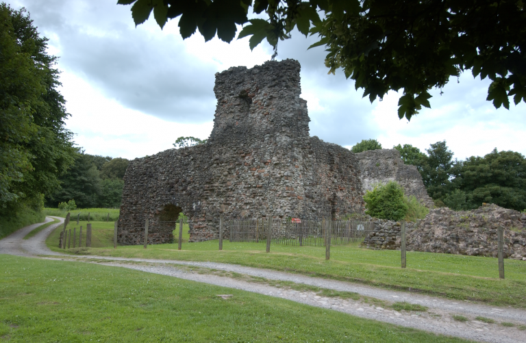 General view of the remains of Lochmaben Castle., © Crown Copyright HES.