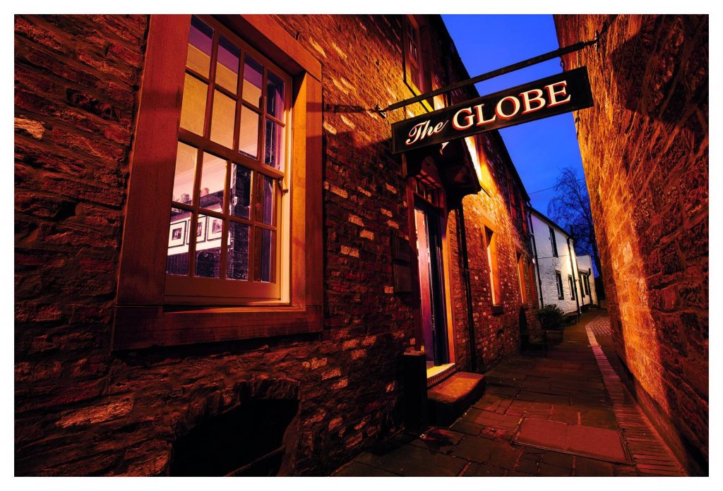 Globe Inn Entrance, Annandale Distillery Co LTD