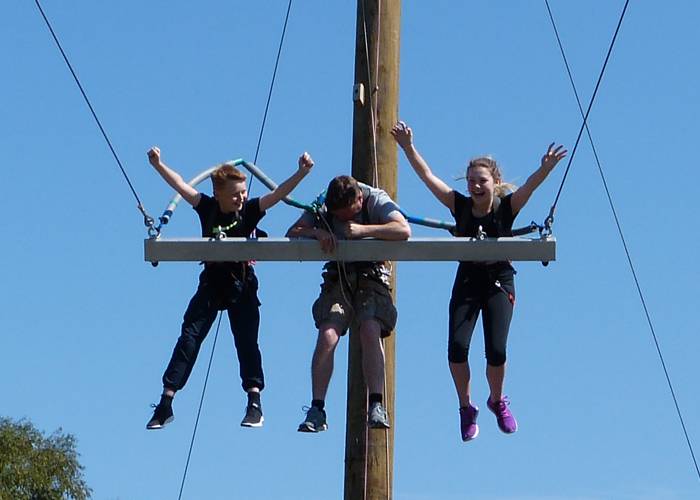 You could try the Giant Swing at Galloway Activity Centre this Easter half term.
