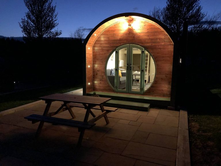 Glamping in Dumfries & Galloway, Barnharrow Holiday Pods