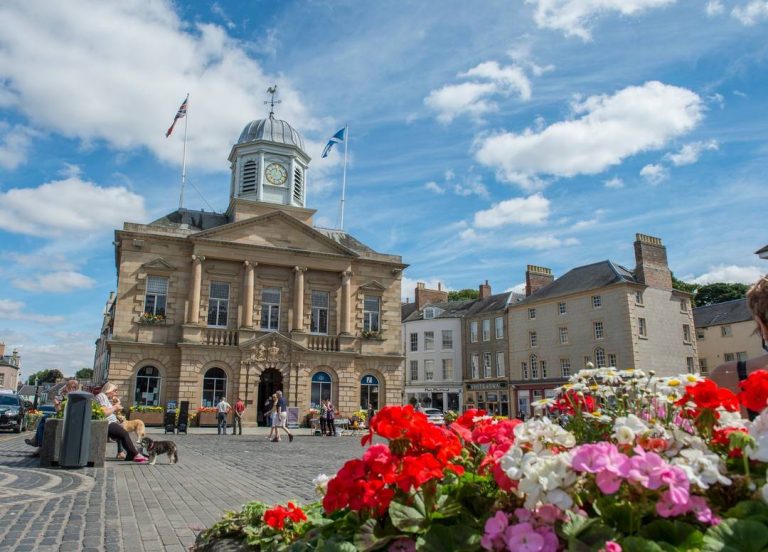 Kelso Square, Scotland Starts Here