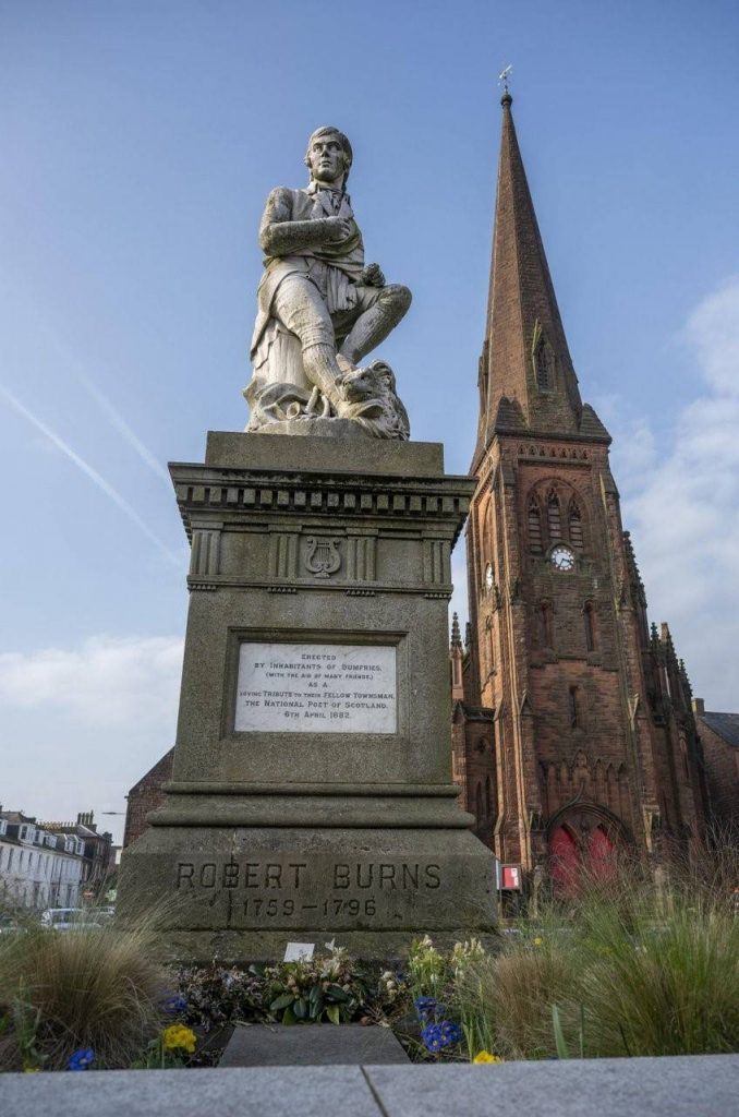Image of Robert Burns in Dumfries