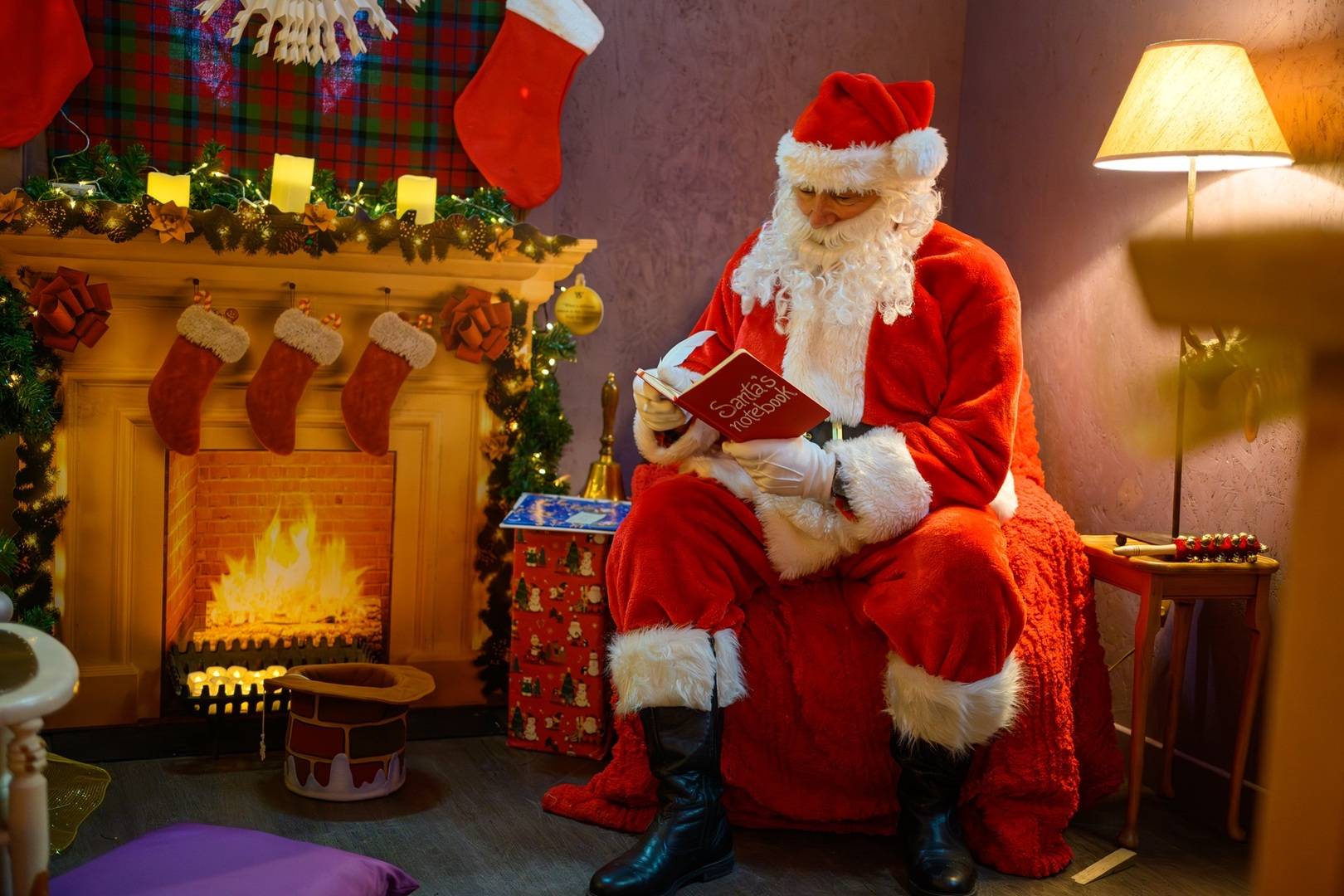Santa at his Grotto at Abbotsford, The Abbotsford Trust