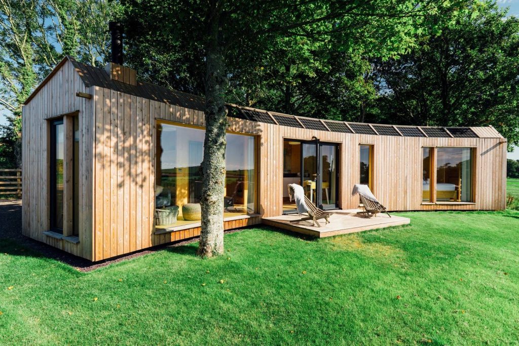 Image of The Curve - Luxury Eco Cabin - Caerlaverock