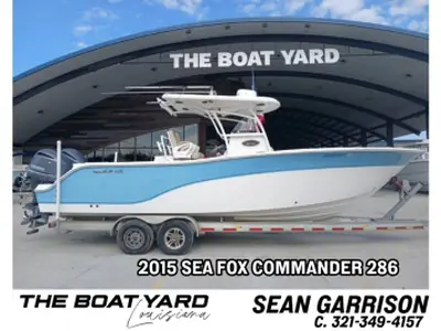 2015 Sea Fox 286 Commander