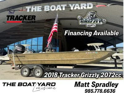 2018 Tracker Grizzly 2072 CC