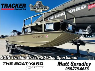 2019 Tracker Grizzly 2072 CC