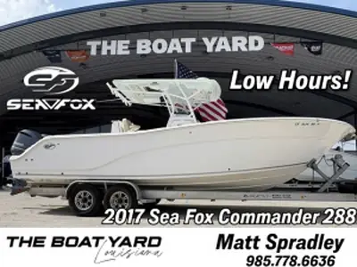 2018 Sea Fox 288 Commander