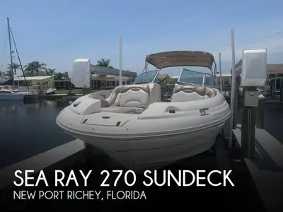 2002 Sea Ray 270 Sundeck