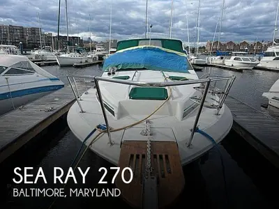 1988 Sea Ray 270 SUNDANCER