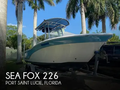 2016 Sea Fox 226 Commander