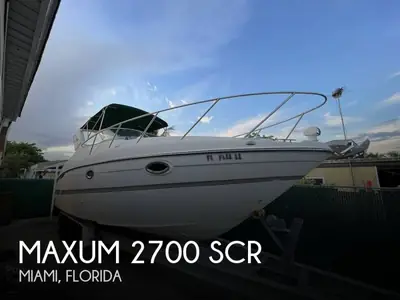 2001 Maxum SCR 2700
