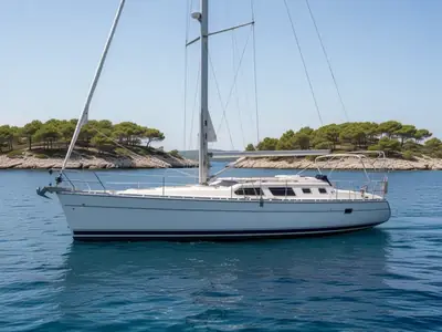 2003 Hunter 44 Deck Salon