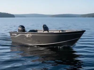 Lund 1650 Angler Tiller