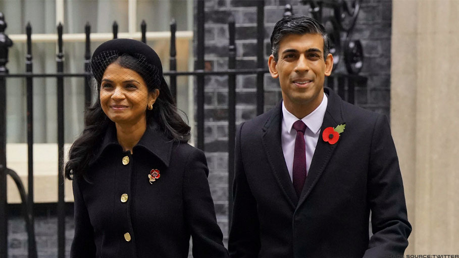 Rishi Sunak, Wife Akshata Murty Debut on United Kingdom's 'Asian Rich List 2022'