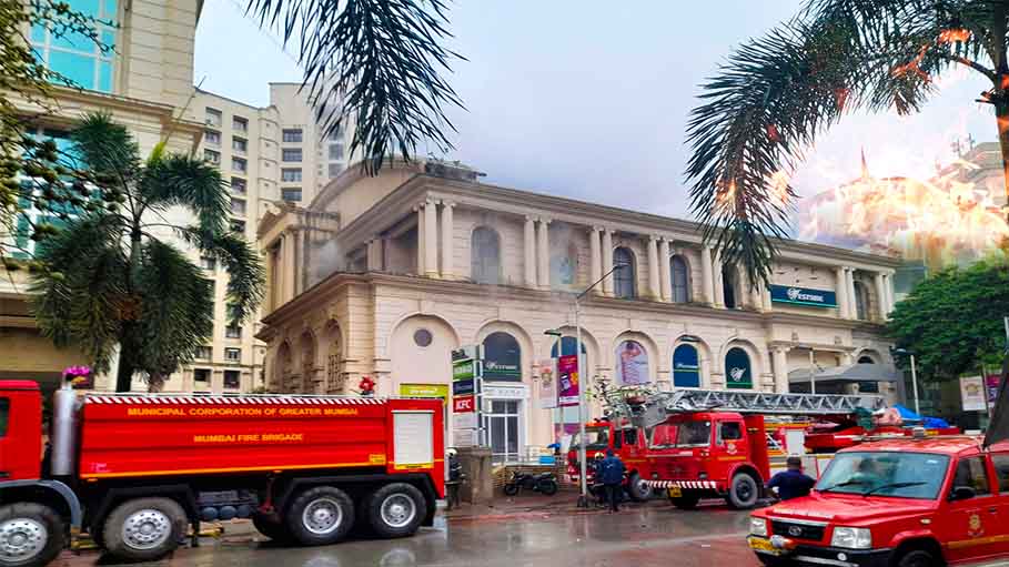 Fire At Supermarket in Mumbai's Hiranandani, All Safe