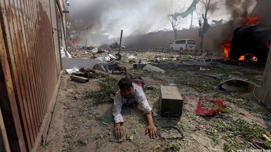 A Series of Explosions in Afghanistan Kills 12 and Injures Several