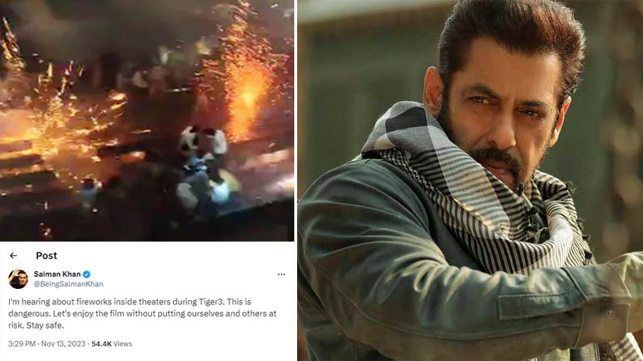 Salman Khan Warns Fans against Dangerous Crackers inside Theaters