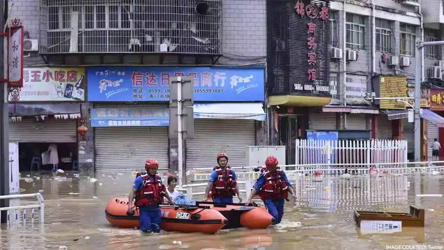 China's Record Floods as Pearl River Hits 100-Year High