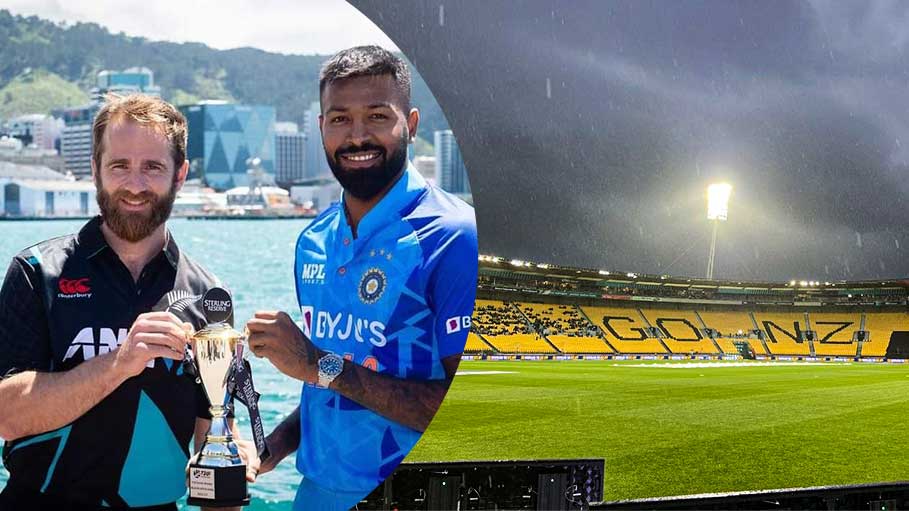 India vs New Zealand: First T20I Called off Due to Rain in Wellington