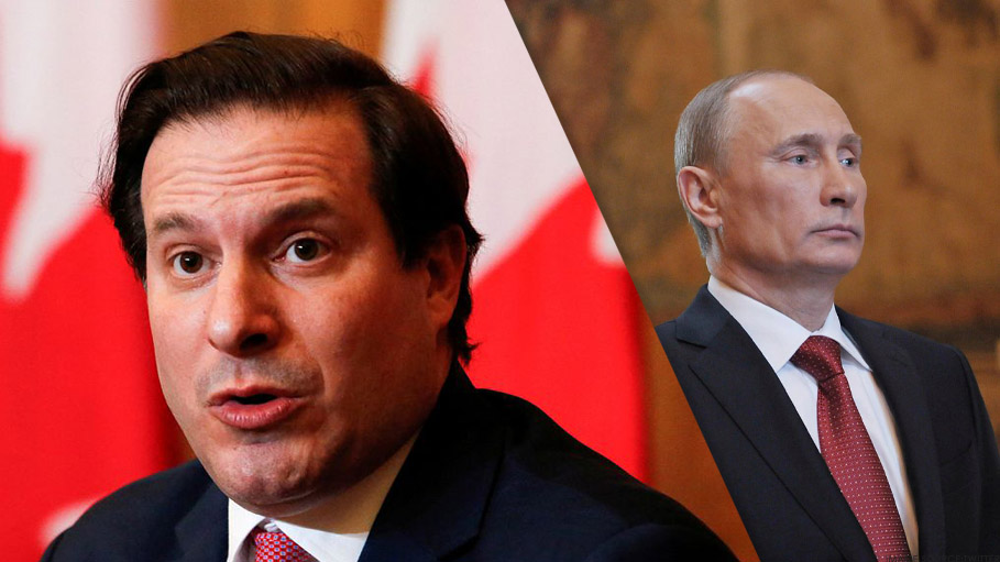 Canada: Bill to Ban Putin from Entering Country over Ukraine