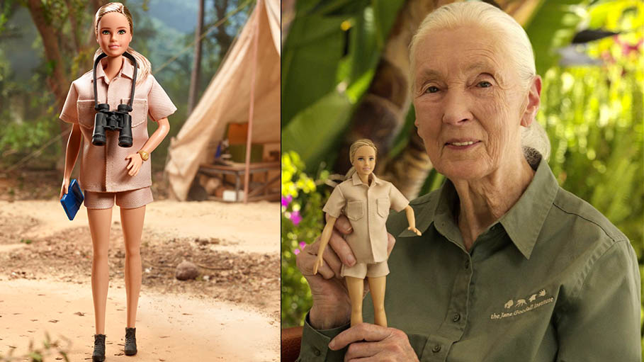 As an Ode to Primatologist Jane Goodall Mattel Creates a Doll in Her Likeness