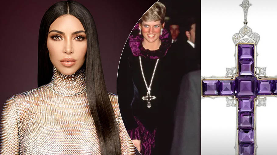 Kim Kardashian Becomes The Owner of Cross Worn by Lady Diana