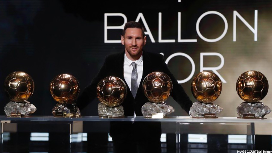 Ballon d’Or Prize For Record Sixth Time Lionel Messi Wins It Again