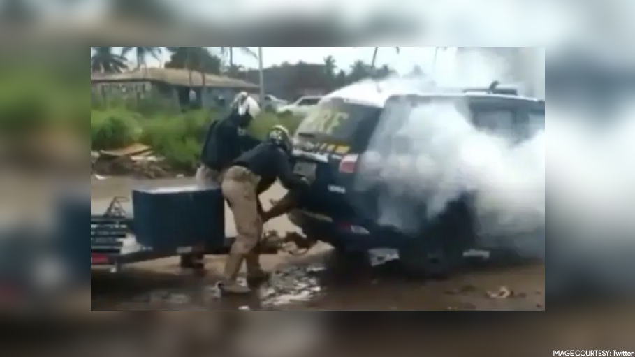 Viral Pics: Brazil Cops Filmed Gassing Man Inside SUV Trunk, Spark Outrage