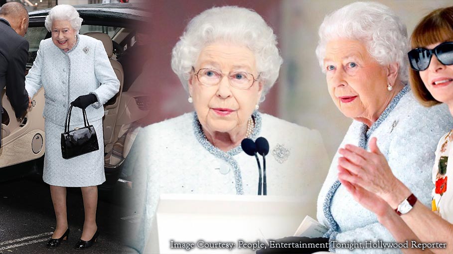 The Queen at the London Fashion Week