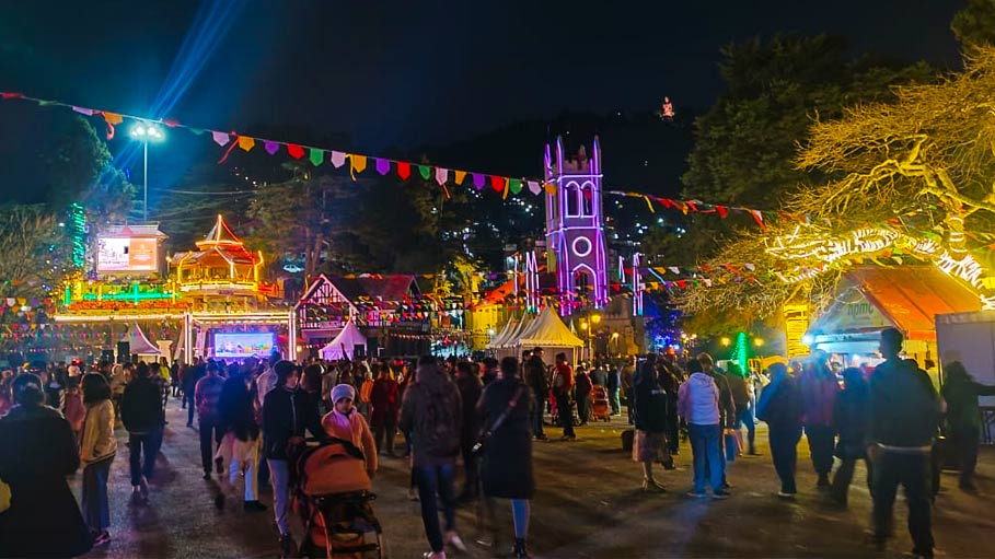 Nearly 80,000 to 1 Lakh People Expected in Shimla for New Year