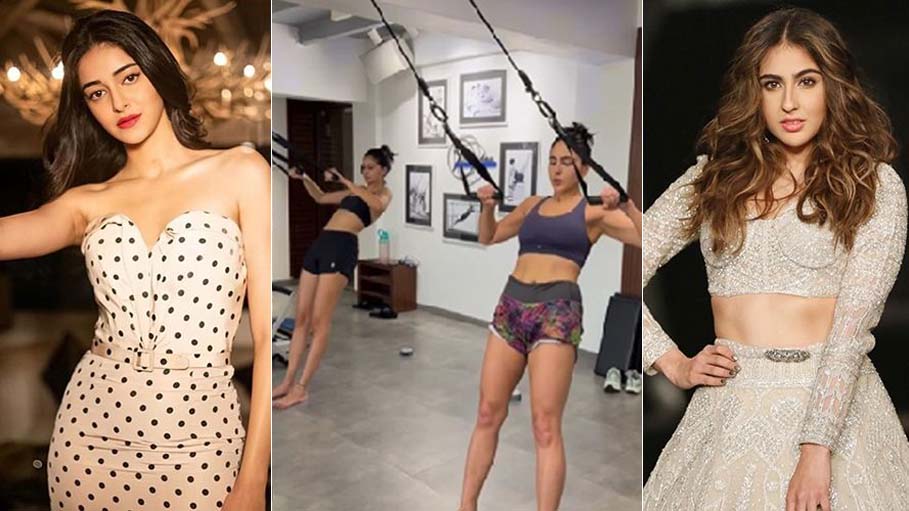Sara Ali Khan and Ananya Panday Sweat It Out Together in Pilates Video