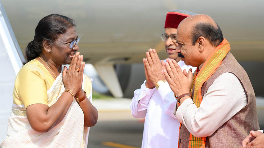 President Droupadi Murmu is Visiting Karnataka Today