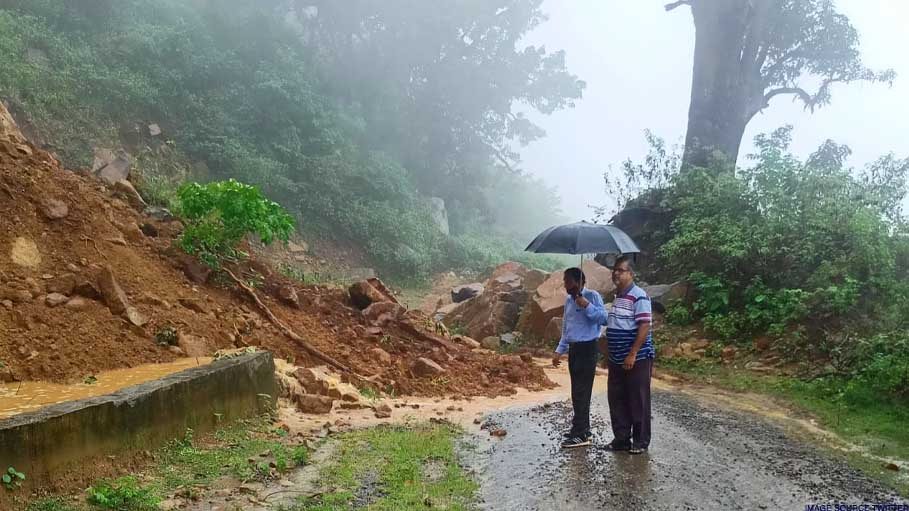 Heavy Rain Triggers Landslide:Odisha