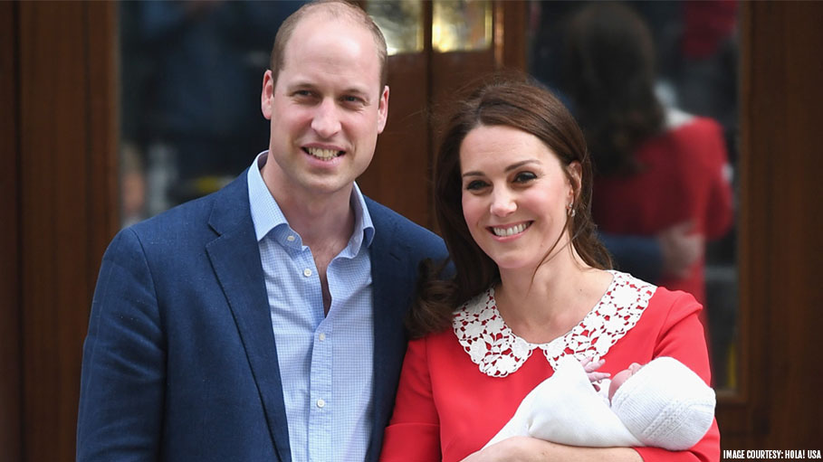 The Duke And Duchess Of Cambridge Name Their Newborn- Prince Louis Arthur Charles