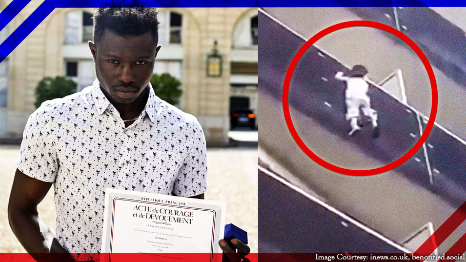 Immigrant Gassama, Nicknamed ‘Spiderman’ Has Been Offered French Citizenship for Saving a 4-Year Old Boy by Scaling a Building