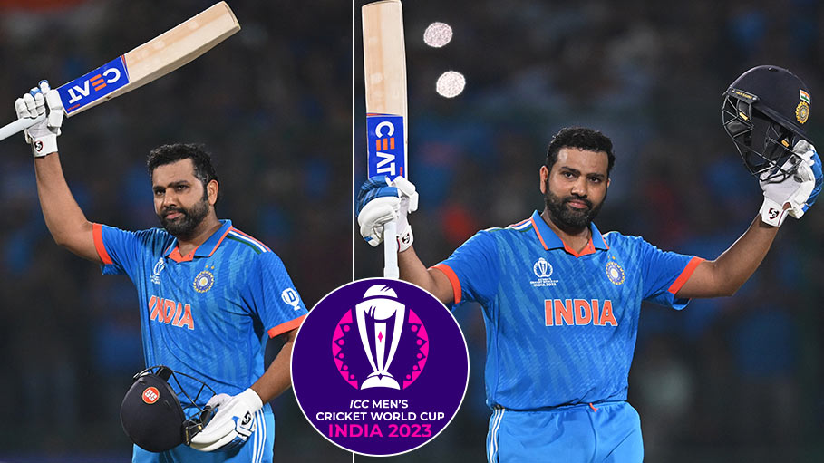 India Dominates Afghanistan in 2023 ODI World Cup: Rohit Sharma's Historic Century Secures Eight-Wicket Victory