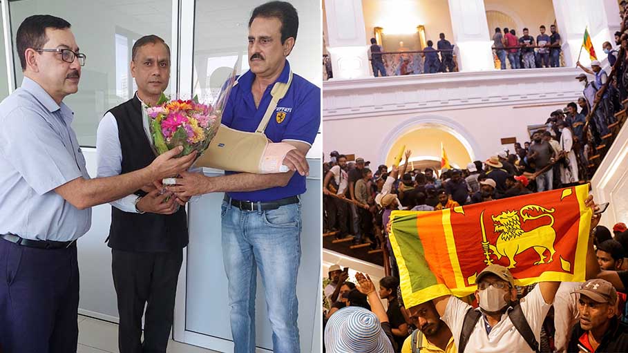 Sri Lanka Crisis: Senior Indian Official Injured in Night Assault Near Colombo