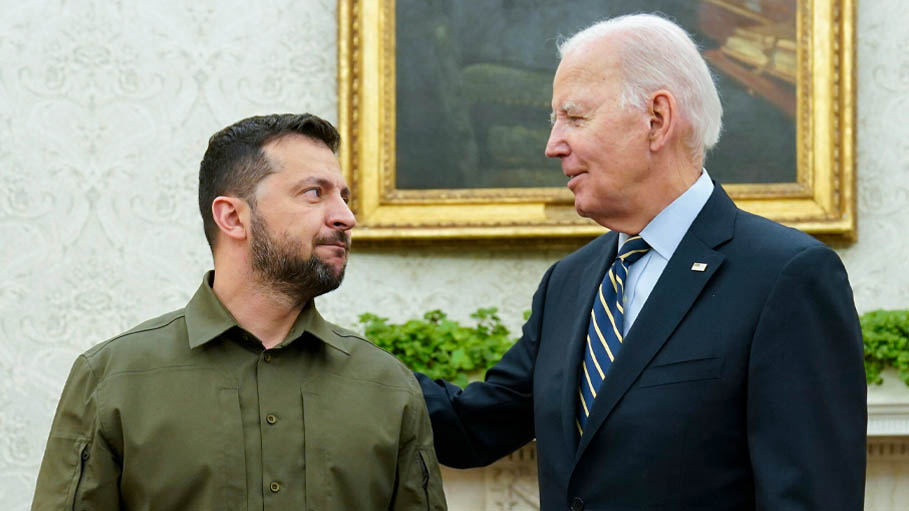 Zelensky to Meet with Joe Biden, Republicans as Ukraine War Funding Dries up