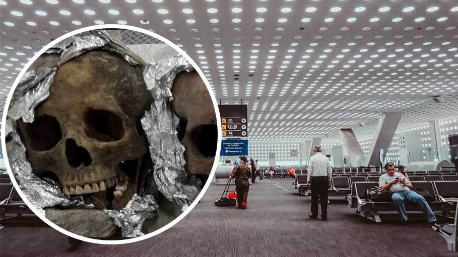 Package for US Intercepted at Mexican Airport. It Had Four Human Skulls
