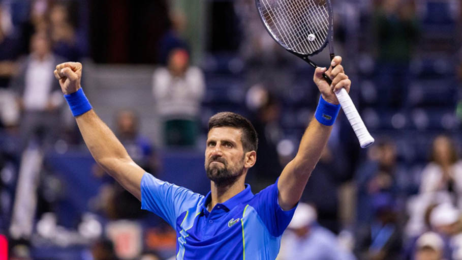 Novak Djokovic Glides into Us Open Quarters as Gauff Stops Wozniacki