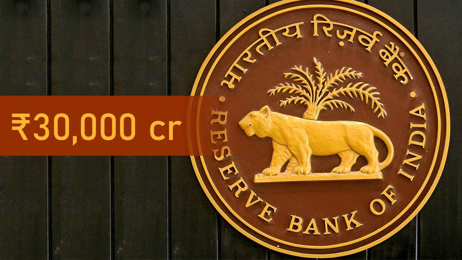 RBI Announced to Sell Three Govt Securities for a Total of ₹30,000 Cr on Friday