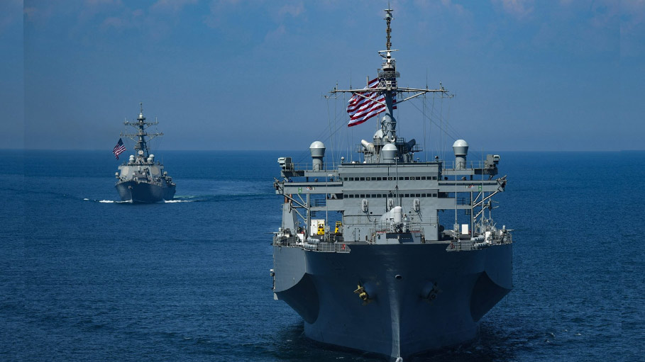 Following The China War Games, A US Warship Sails Through The Taiwan Strait