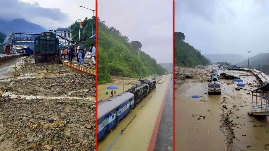 Assam Flood: IAF Rescues 119 Train Passengers Stranded in Flood due to Heavy Rain