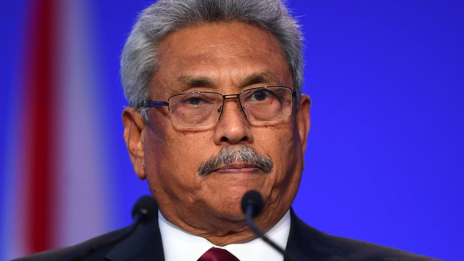 Lanka President Awaits Private Jet to Go to Singapore from Maldives