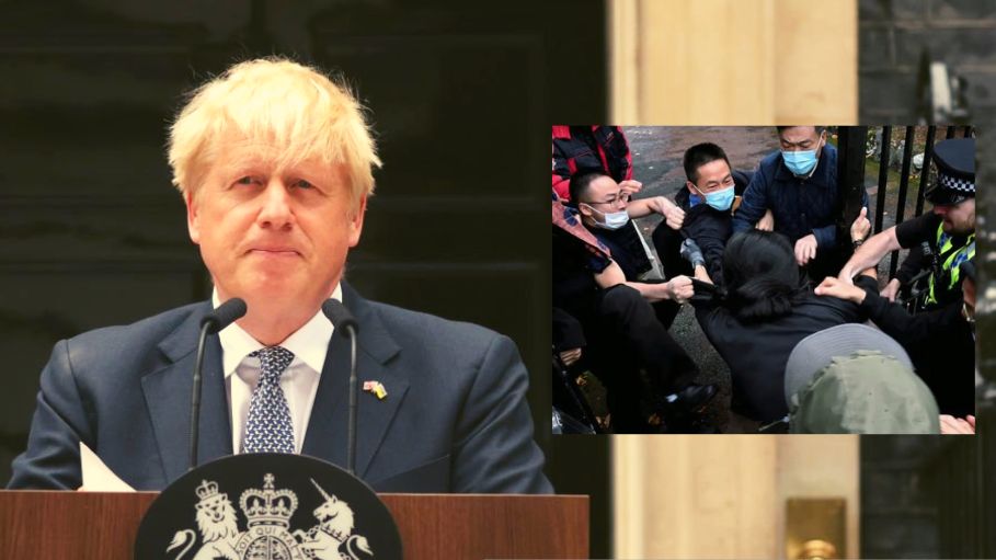 Attack on Protester at China Consulate "Deeply Concerning": United Kingdom